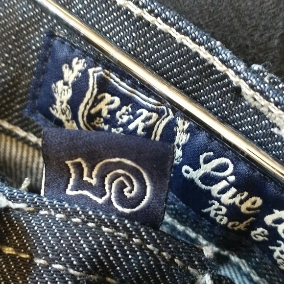 Rock and Republic Low Rise Straight Leg Jeans Size 5 - Picture 8 of 9